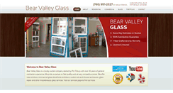 Desktop Screenshot of bearvalleyglass.com